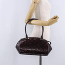 LOUIS VUITTON Vernis Sherwood PM Shoulder Bag Amarante M91493 LV Auth 203224V-28