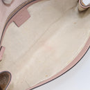 GUCCI Soho Clutch Bag Patent Leather Beige Gold 336753 Auth 203226-17