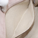 GUCCI Soho Clutch Bag Patent Leather Beige Gold 336753 Auth 203226-21