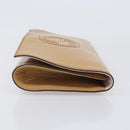 GUCCI Soho Clutch Bag Patent Leather Beige Gold 336753 Auth 203226-5