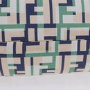 FENDI Zucca Canvas Mamma Baguette Shoulder Bag Multicolor Silver Auth 203230M-6