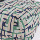 FENDI Zucca Canvas Mamma Baguette Shoulder Bag Multicolor Silver Auth 203230M-20