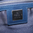 FENDI Zucca Canvas Mamma Baguette Shoulder Bag Multicolor Silver Auth 203230M-24