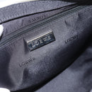 LOEWE Hand Bag Leather White Silver Auth 203231A-17