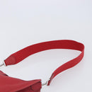 HERMES Evelyn 2 PM Shoulder Bag Taurillon Clemence Red Silver Auth 203233V-8