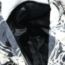 CHANEL Chain Tote Bag Nylon Black Silver CC Auth 203235A-19