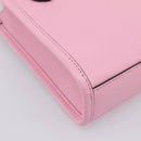 GUCCI Bananya Tote Bag Leather 2way Pink Gold 671623 Auth 203236M-15