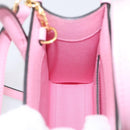 GUCCI Bananya Tote Bag Leather 2way Pink Gold 671623 Auth 203236M-20