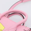 GUCCI Bananya Tote Bag Leather 2way Pink Gold 671623 Auth 203236M-8