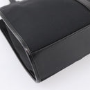 GUCCI Jackie Hand Bag Canvas Black Silver 002 1065 Auth 203243A-11