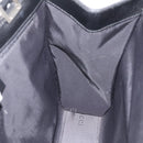 GUCCI Jackie Hand Bag Canvas Black Silver 002 1065 Auth 203243A-18
