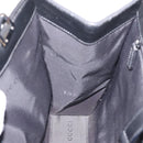 GUCCI Jackie Hand Bag Canvas Black Silver 002 1065 Auth 203243A-19