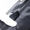 GUCCI Jackie Hand Bag Canvas Black Silver 002 1065 Auth 203243A-22