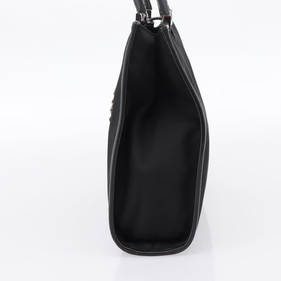 GUCCI Jackie Hand Bag Canvas Black Silver 002 1065 Auth 203243A