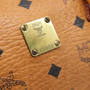MCM Logogram Vicetos Hand Bag PVC Leather 2way Brown Gold Auth 203245A-16
