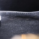 CHANEL Matelasse Shoulder Bag Patent Leather Black Gold CC Auth 203247-16