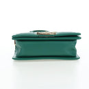 CHANEL Boy Chanel 20 Chain Shoulder Bag Leather Green Gold CC Auth 203249SAM-5