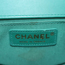 CHANEL Boy Chanel 20 Chain Shoulder Bag Leather Green Gold CC Auth 203249SAM-21