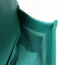 CHANEL Boy Chanel 20 Chain Shoulder Bag Leather Green Gold CC Auth 203249SAM-22