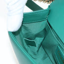 CHANEL Boy Chanel 20 Chain Shoulder Bag Leather Green Gold CC Auth 203249SAM-23