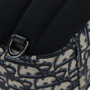 Christian Dior Trotter Canvas Backpack Jacquard Navy Silver Auth 203250SAM-19