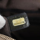 CHANEL Chain Gabriel De V Stitch Shoulder Bag Caviar Skin Gray CC Auth 203252V-26