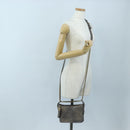 CHANEL Chain Gabriel De V Stitch Shoulder Bag Caviar Skin Gray CC Auth 203252V-27