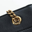 BALENCIAGA Duty Free Tote Bag Leather 2way Black Gold 787982 Auth 203253M-18