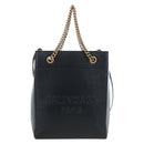 BALENCIAGA Duty Free Tote Bag Leather 2way Black Gold 787982 Auth 203253M-2