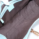 GUCCI New Jackie Hand Bag Leather Light Blue Gold 124407 Auth 203254V-16