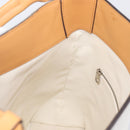 LOUIS VUITTON V Baguette GM Shoulder Bag Leather White Silver LV Auth 203256-20