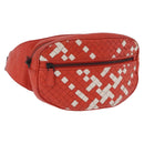 BOTTEGA VENETA INTRECCIATO Waist Bag Leather Red Auth 203258A-1