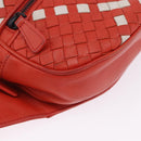 BOTTEGA VENETA INTRECCIATO Waist Bag Leather Red Auth 203258A-12