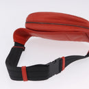 BOTTEGA VENETA INTRECCIATO Waist Bag Leather Red Auth 203258A-7