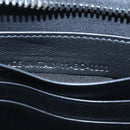 Christian Dior CD Diamond Messenger Shoulder Pouch PVC Black Silver Auth 203261V-25