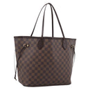 LOUIS VUITTON Damier Ebene Neverfull MM Tote Bag N51105 LV Auth 203271A-1