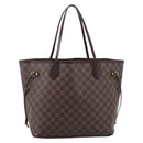 LOUIS VUITTON Damier Ebene Neverfull MM Tote Bag N51105 LV Auth 203271A-13