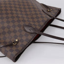 LOUIS VUITTON Damier Ebene Neverfull MM Tote Bag N51105 LV Auth 203271A-5
