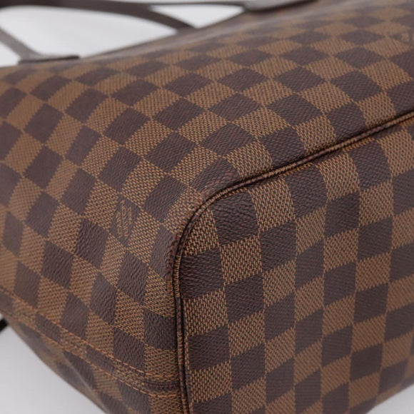 LOUIS VUITTON Damier Ebene Neverfull MM Tote Bag N51105 LV Auth 203272SAV