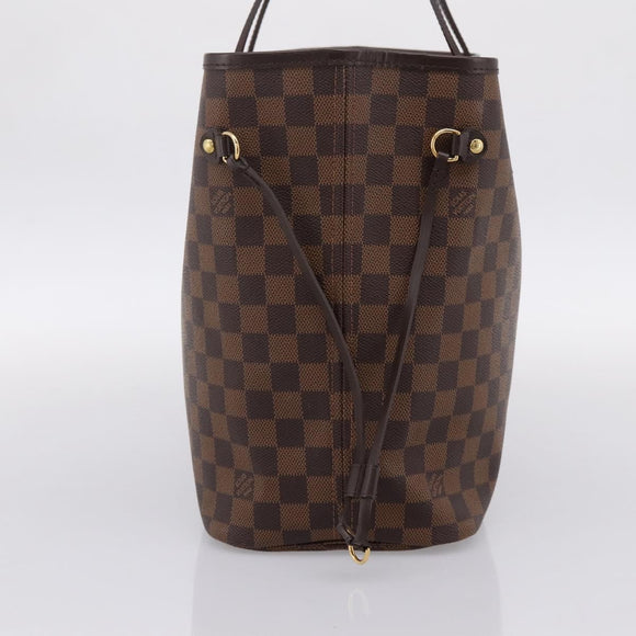 LOUIS VUITTON Damier Ebene Neverfull MM Tote Bag N51105 LV Auth 203272SAV