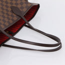 LOUIS VUITTON Damier Ebene Neverfull MM Tote Bag N51105 LV Auth 203272SAV-7