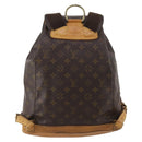 LOUIS VUITTON Monogram Montsouris GM Backpack M51135 LV Auth 203273-2