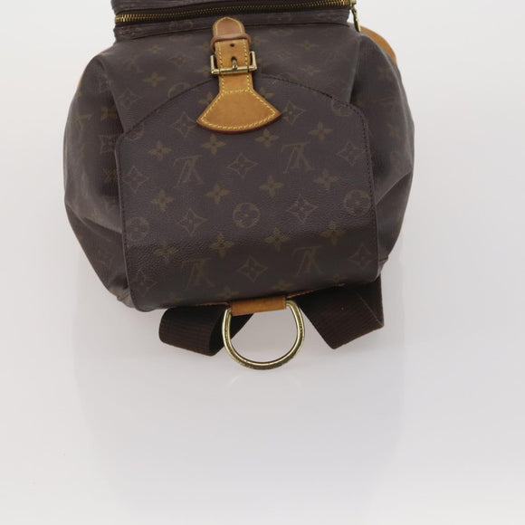 LOUIS VUITTON Monogram Montsouris GM Backpack M51135 LV Auth 203273