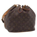 LOUIS VUITTON Monogram Petit Noe Shoulder Bag M42226 LV Auth 203276-1