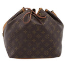LOUIS VUITTON Monogram Petit Noe Shoulder Bag M42226 LV Auth 203276-2