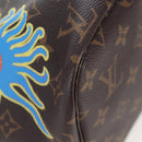 LOUIS VUITTON Yayoi Kusama Face Neverfull MM Tote Bag M46447 LV Auth 203277SAV-9