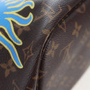 LOUIS VUITTON Yayoi Kusama Face Neverfull MM Tote Bag M46447 LV Auth 203277SAV-16
