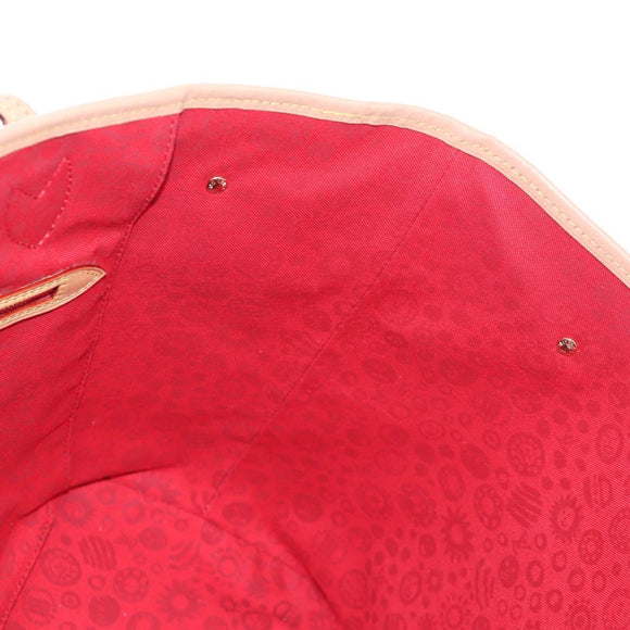 LOUIS VUITTON Yayoi Kusama Face Neverfull MM Tote Bag M46447 LV Auth 203277SAV