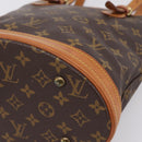 LOUIS VUITTON Monogram Bucket PM Shoulder Bag M42238 LV Auth 203278-9