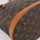 LOUIS VUITTON Monogram Bucket PM Shoulder Bag M42238 LV Auth 203278-14